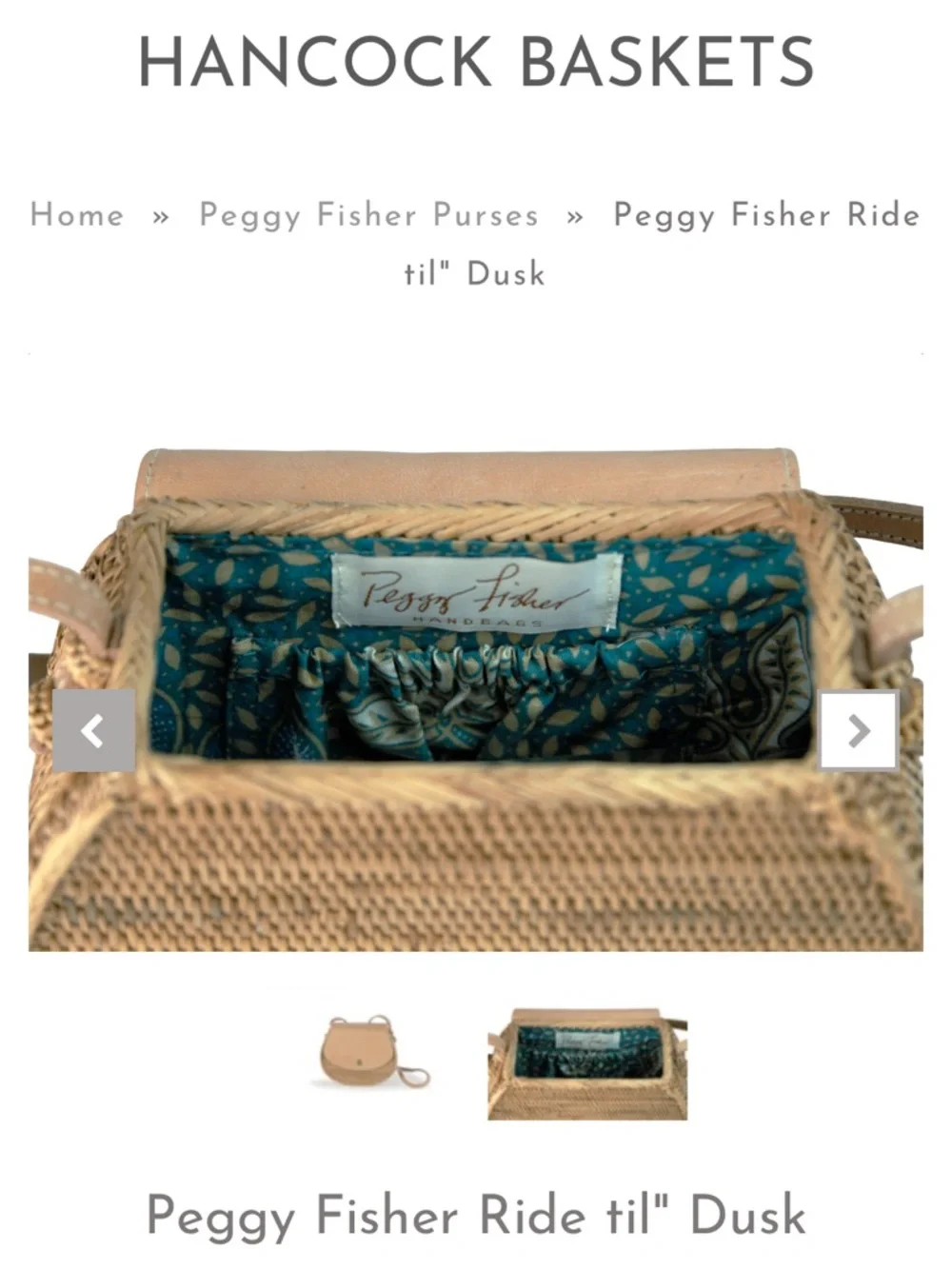 Peggy Fisher Ride 'til Dusk Tan Crossbody Bag
